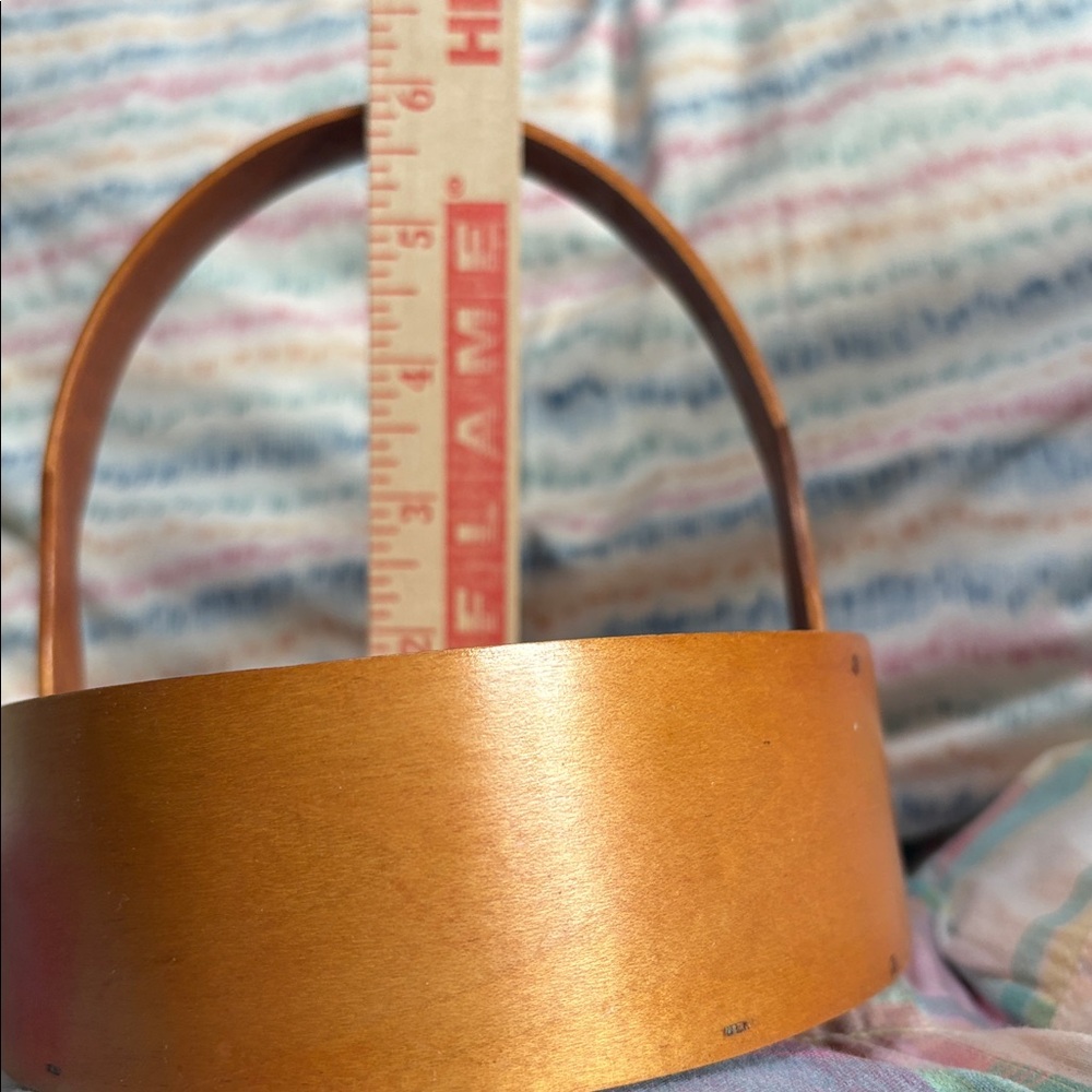 Gerald E Henn Shaker Wood Basket - Picture 14 of 16